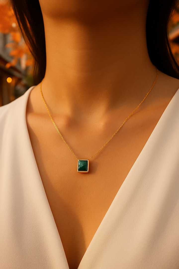 Moni Green Emerald|モニ グリーン エメラルド ネックレス