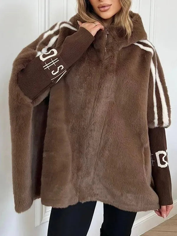 Brielle Faux Fur Hooded Jacket
