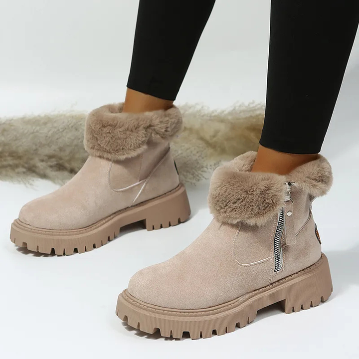 Maia Suede-Look Lug Boot
