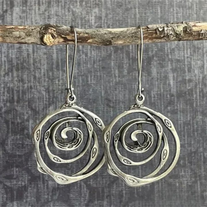 Lory - Celestial Spiral Earrings