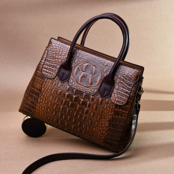 Bronze Plume Handbag