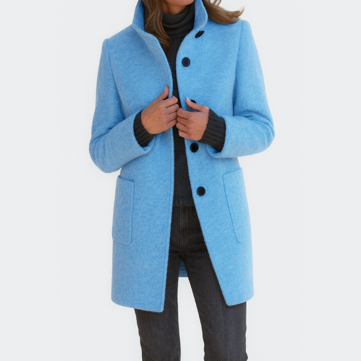 Zuzana | Women's coat with high collar