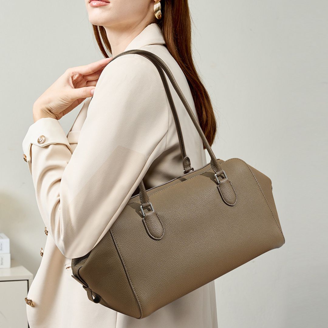 Crimson Echo Handbag