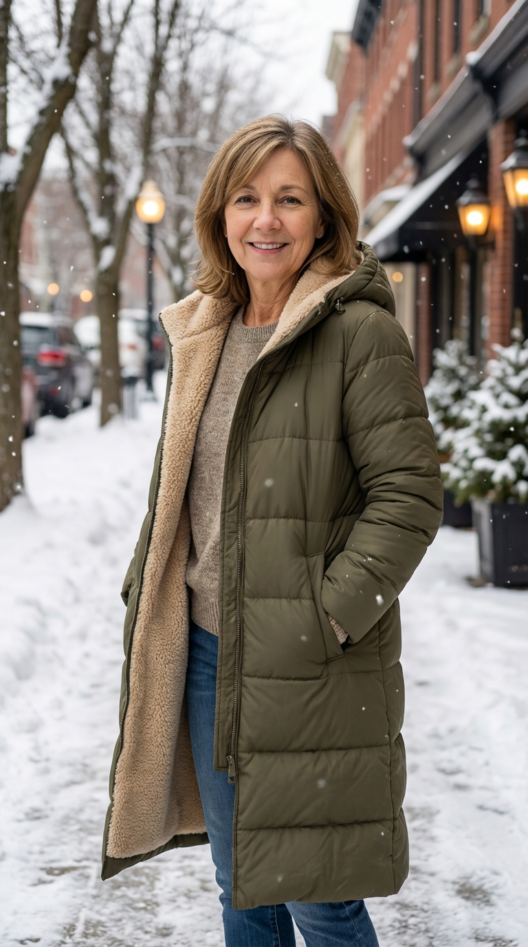 Amelia | Elegant reversible coat for women