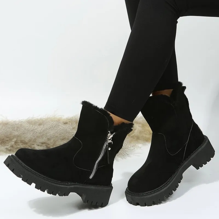 Maia Suede-Look Lug Boot