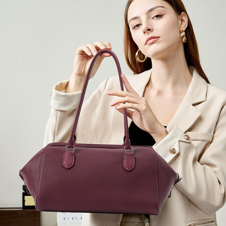 Crimson Echo Handbag