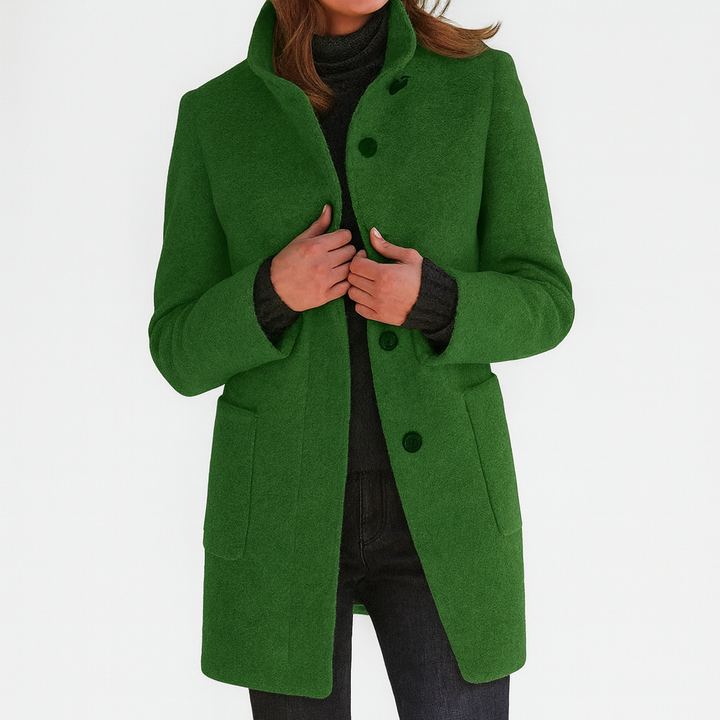 Zuzana | Women's coat with high collar