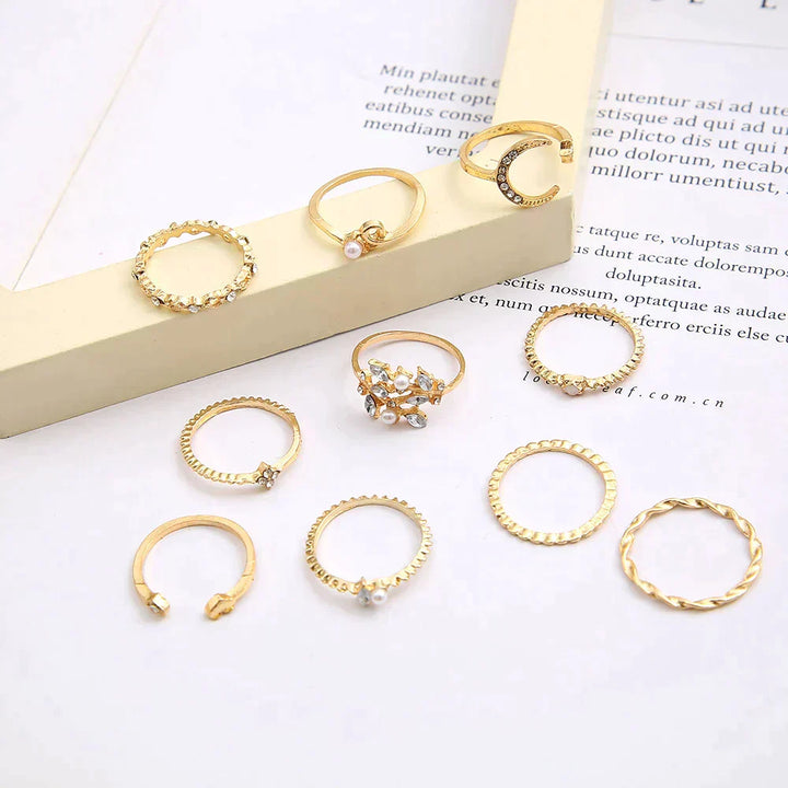 Lorea - Starry Elegance Ring Set