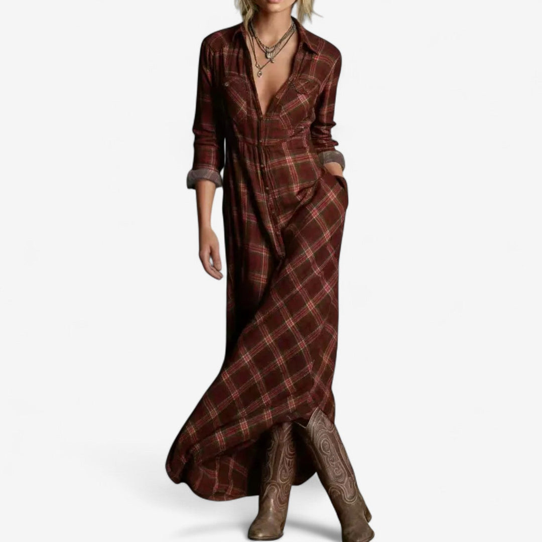Cécile | Timeless shirt maxi dress