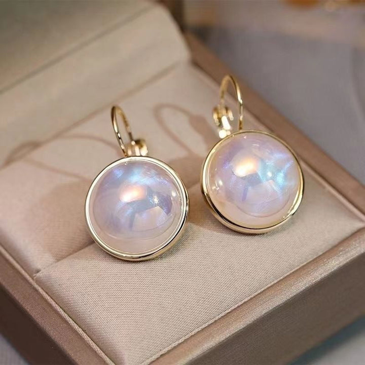 Celene - Opal Hoop Earrings