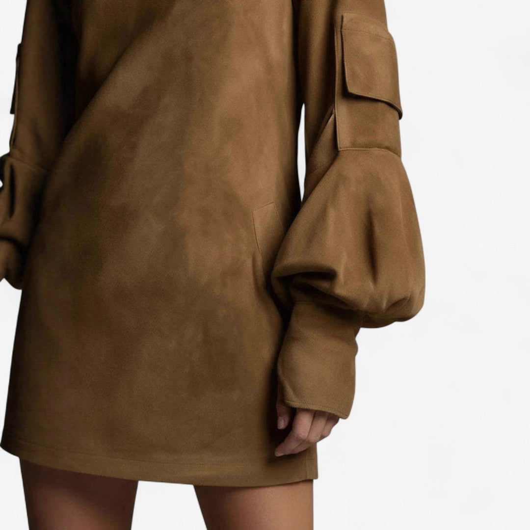 Tania | High-neck mini dress