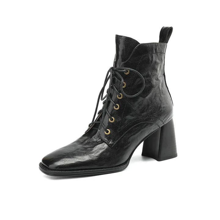 Virelia™| Leather Ankle Boots