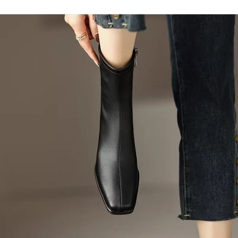 Helyria™| Leather Ankle Boots