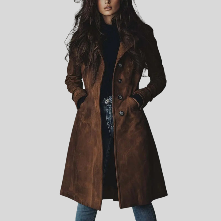 Valerie | Vintage Elegance Long Coat