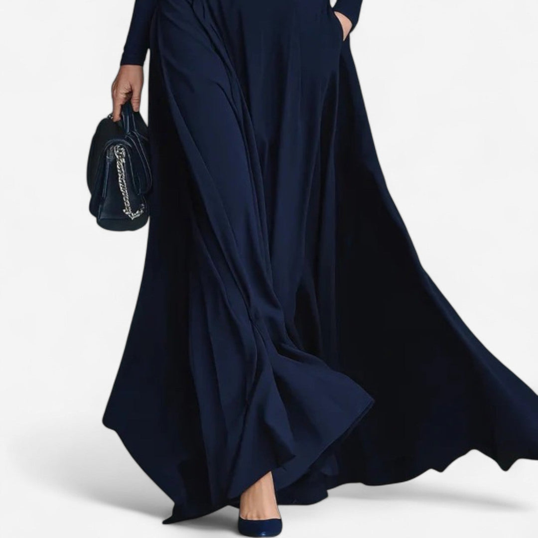 Yvelise | High-neck maxi dress