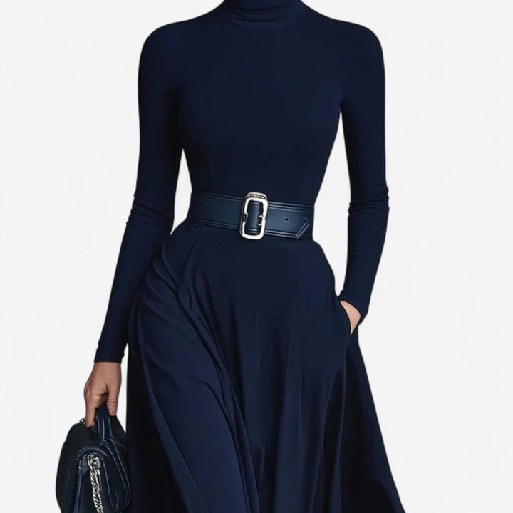 Yvelise | High-neck maxi dress