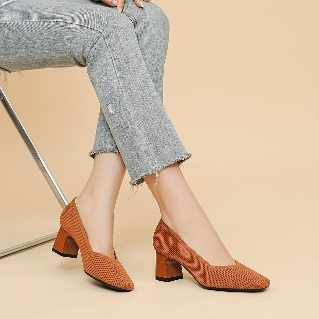 Marie Comfortable pumps with stable heels for pain-free support