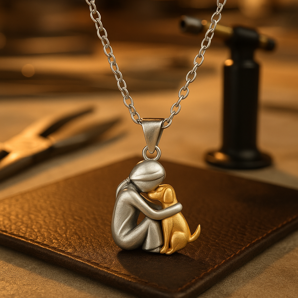 Zavelli Hug Pendant Necklace